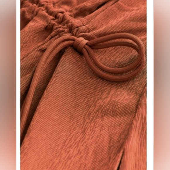 Athleta Echo Sleeveless Midi Crepe Dress NWOT Women’s Size Medium Bronze Rust - Picture 2 of 14